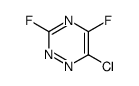 6-chloro-3,5-difluoro-1,2,4-triazine Structure
