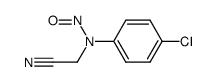N-Nitroso-N-[4-chlor-phenylamino]-acetonitril结构式