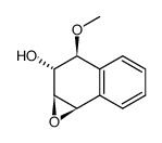 r-1-methoxy-t-2-hydroxy-c,c-3,4-epoxy-1,2,3,4-tetrahydronaphthalene结构式