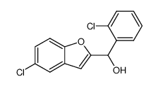 (5-Chloro-benzofuran-2-yl)-(2-chloro-phenyl)-methanol Structure