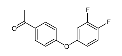 4'-(3,4-二氟苯氧基)苯乙酮结构式