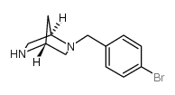 2-(4-溴苄基)-2,5-二氮杂双环[2.2.1]庚烷结构式