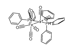 FeIr(μ-PPh2)(CO)6(PPh3)结构式