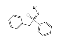 N-bromo-S-benzyl-S-phenylsulfoximide结构式