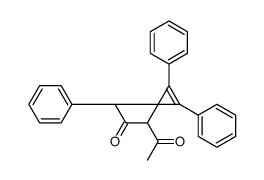 3-(1,2,3-triphenylcycloprop-2-en-1-yl)pentane-2,4-dione结构式