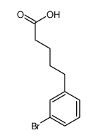 5-(3-Bromophenyl)pentanoic acid structure