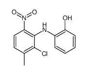 2-((2-Chloro-3-Methyl-6-nitrophenyl)amino)phenol Structure