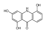 1,3,5-trihydroxy-10H-acridin-9-one Structure