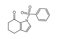 1-(phenylsulfonyl)-1,4,5,6-tetrahydro-7H-indol-7-one Structure