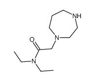 2-(1,4-diazepan-1-yl)-N,N-diethylacetamide Structure