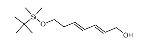 (2E,4E)-7-(tert-butyldimethylsilyloxy)hepta-2,4-dien-1-ol Structure