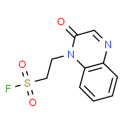 2-(2-oxoquinoxalin-1(2H)-yl)ethanesulfonyl fluoride Structure