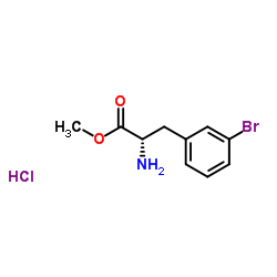 Methyl 3-bromo-L-phenylalaninate hydrochloride结构式