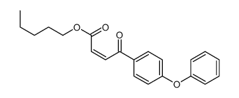 pentyl 4-oxo-4-(4-phenoxyphenyl)but-2-enoate结构式