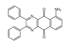 6-amino-2,3-diphenylbenzo[g]quinoxaline-5,10-dione结构式