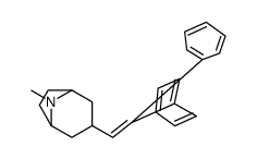 3-(2,2-diphenylethenyl)-8-methyl-8-azabicyclo[3.2.1]octane结构式