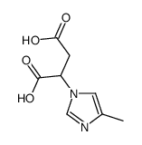 2-(4-methylimidazol-1-yl)butanedioic acid Structure