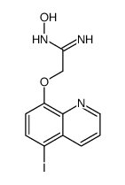 N'-hydroxy-2-(5-iodoquinolin-8-yl)oxyethanimidamide结构式