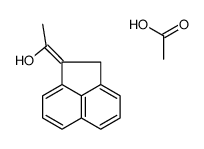 1-(2H-acenaphthylen-1-ylidene)ethanol,acetic acid结构式