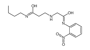 N-butyl-3-[[2-(2-nitroanilino)-2-oxoethyl]amino]propanamide Structure