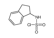 N-(2,3-dihydro-1H-inden-1-yl)sulfamoyl chloride结构式