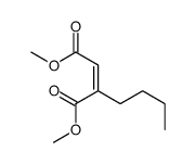 dimethyl 2-butylbut-2-enedioate结构式