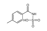 (4-methylbenzoyl)sulfamic acid Structure