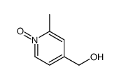 4-Hydroxymethyl-2-methylpyridine N-oxide结构式