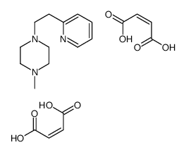 but-2-enedioic acid,1-methyl-4-(2-pyridin-2-ylethyl)piperazine结构式