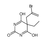 5-(2-bromoprop-2-enyl)-5-ethyl-1,3-diazinane-2,4,6-trione结构式