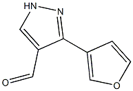 3-(3-furanyl)-1H-Pyrazole-4-carboxaldehyde Structure