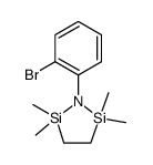 1-Aza-2,5-disilacyclopentane, 1-(2-bromophenyl)-2,2,5,5-tetramethyl Structure