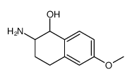 1-Naphthalenol, 2-amino-1,2,3,4-tetrahydro-6-methoxy结构式