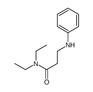 3-anilino-N,N-diethylpropanamide结构式