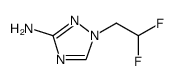 1H-1,2,4-Triazol-3-amine, 1-(2,2-difluoroethyl) Structure