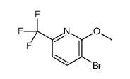 3-bromo-2-methoxy-6-(trifluoromethyl)pyridine Structure