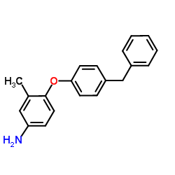 4-(4-Benzylphenoxy)-3-methylaniline结构式