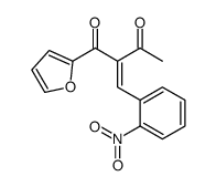 1-(furan-2-yl)-2-[(2-nitrophenyl)methylidene]butane-1,3-dione结构式