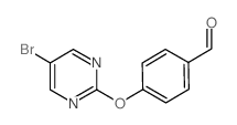 4-((5-BROMOPYRIMIDIN-2-YL)OXY)BENZALDEHYDE Structure