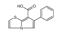 6-Phenylpyrrolo[2,1-b]thiazole-7-carboxylicacid Structure