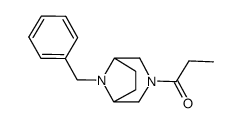 8-benzyl-3-propionyl-3,8-diaza-bicyclo[3.2.1]octane Structure