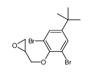 2-[(2,6-dibromo-4-tert-butylphenoxy)methyl]oxirane结构式