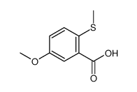 5-methoxy-2-methylsulfanylbenzoic acid Structure
