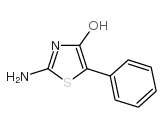 2-氨基-5-苯基-1,3-噻唑-4-醇结构式