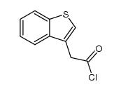 benzo[b]thiophene-3-acetyl chloride Structure