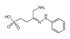 4-amino-3-phenylhydrazono-butane-1-sulfonic acid Structure