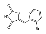 5-(2-Bromobenzylidene)thiazolidine-2,4-dione结构式