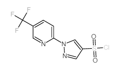 1-(5-(TRIFLUOROMETHYL)PYRIDIN-2-YL)-1H-PYRAZOLE-4-SULFONYL CHLORIDE Structure