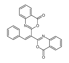 2-[1-(4-oxo-3,1-benzoxazin-2-yl)-2-phenylethenyl]-3,1-benzoxazin-4-one Structure