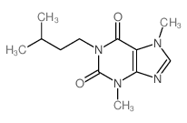 1-Isoamyl theobromine结构式
